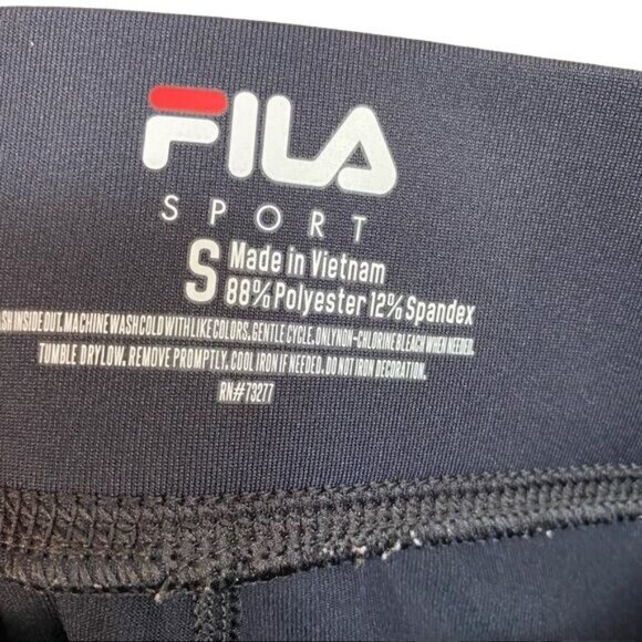 Fila Athletic Navy Blue Biking Running Athletic Shorts Size S - Picture 5 of 7
